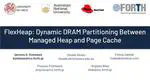 Dynamic DRAM Partitioning Between Managed Heap and Page Cache